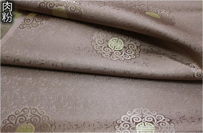Fu Lu Shou Brocade Fabric: Multi Color Cheongsam Qipao Material