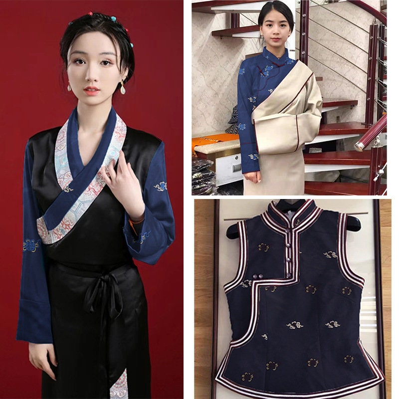 Jacquard Silk Brocade Fabric: Chinese Mongolian Style (29.5" Wide)