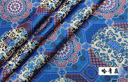 Plum Blossom Brocade Fabric: 29.5"W Bohemia Embroidery