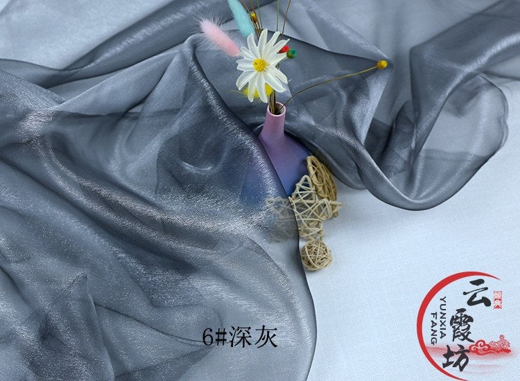 Two-Tone Symphony Organza Fabric: 59" Wide Sheer Tulle
