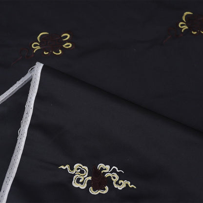 Jacquard Silk Brocade Fabric: Chinese Mongolian Style (29.5" Wide)
