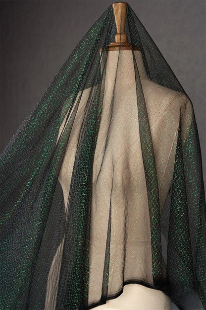 Tissu en maille dégradée laser, dentelle ajourée colorée, robe de bal, confection de poupées, couture, bricolage, au mètre