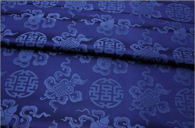 Brocade Fabric: Mongolian Style Jacquard Silk Rayon Blend