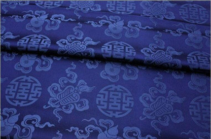 Brocade Fabric: Mongolian Style Jacquard Silk Rayon Blend