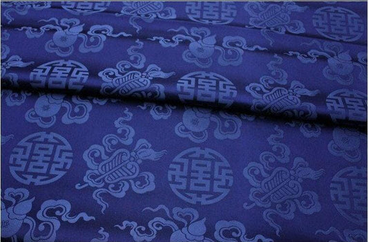 Brocade Fabric: Mongolian Style Jacquard Silk Rayon Blend