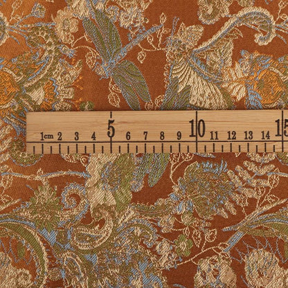 Embossed Palace Jacquard Fabric: 55"W Rayon Damask, Costume & Decor