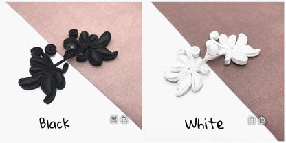 Handmade Butterfly Sewing Frog Closures: Satin Cheongsam Buttons
