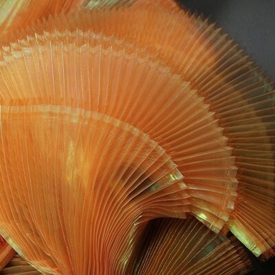 Pleated Organza Fabric: 55" Wide, Stiff Texture - Costume & Wedding Decor
