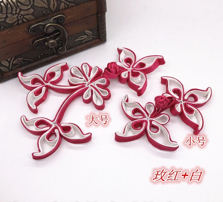 Handmade Satin Chinese Knot Buttons: Cheongsam Sewing Fasteners