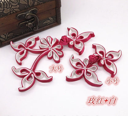 Handmade Satin Chinese Knot Buttons: Cheongsam Sewing Fasteners