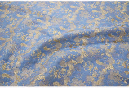 Vintage Jacquard Fabric: Irregular Pattern Upholstery, 57" Wide