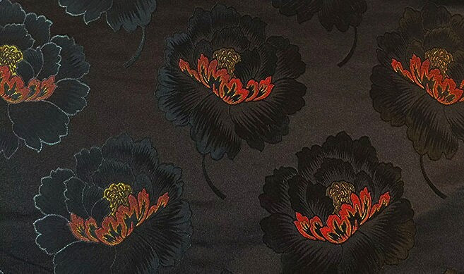 Nylon Peony Brocade Fabric: Upholstery, Dress, Quilting - By The Meter