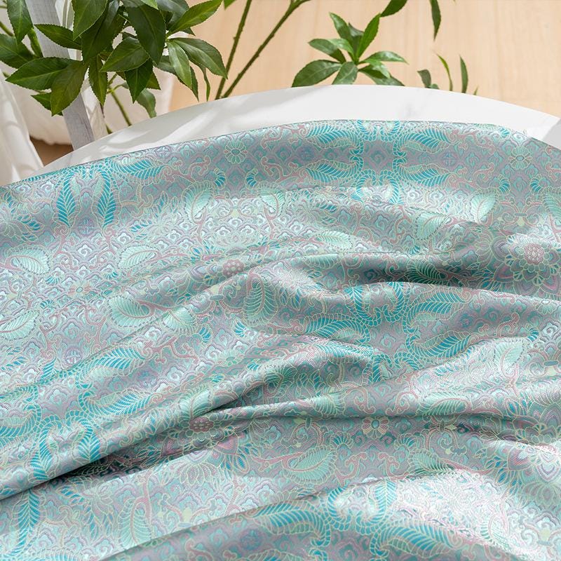 Song Brocade Fabric: Dunhuang Pattern Rayon, Emperor Robe Material - Poppylollipop