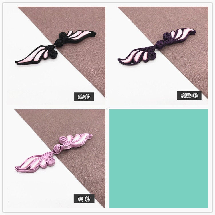 23 colors Leaves Handmade Sewing Fasteners Chinese Closure Knot Cheongsam Frog Buttons
