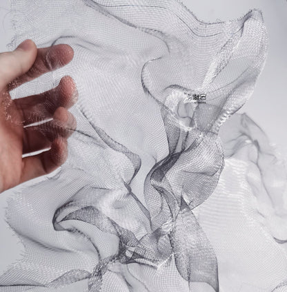 39"W Stainless Steel Wire Mesh Fabric, Modeling Steel Decoration