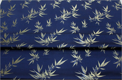 Bamboo Flower Silk Brocade Fabric: Quilting Sewing Upholstery (29.5" Wide)