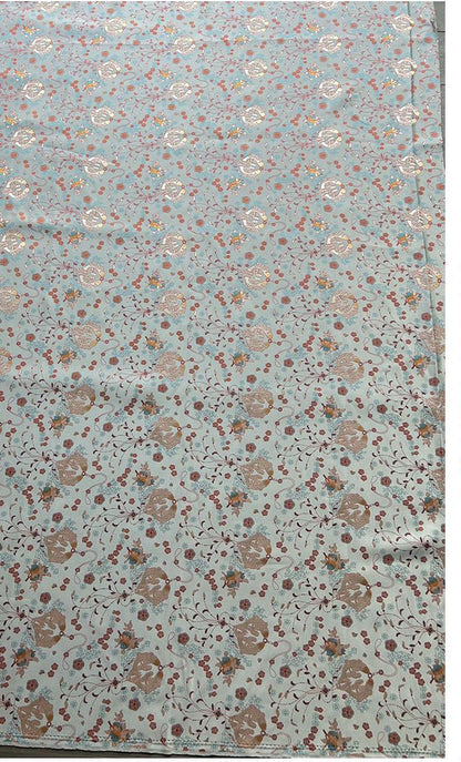 Pisces Fish Silk Brocade Fabric: 58"W Cheongsam Quilting Material