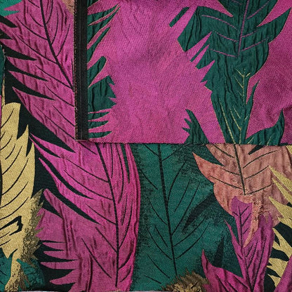 Tissu jacquard à plumes : matelassage texturé 3D, pour la couture d’ameublement, largeur 140 cm