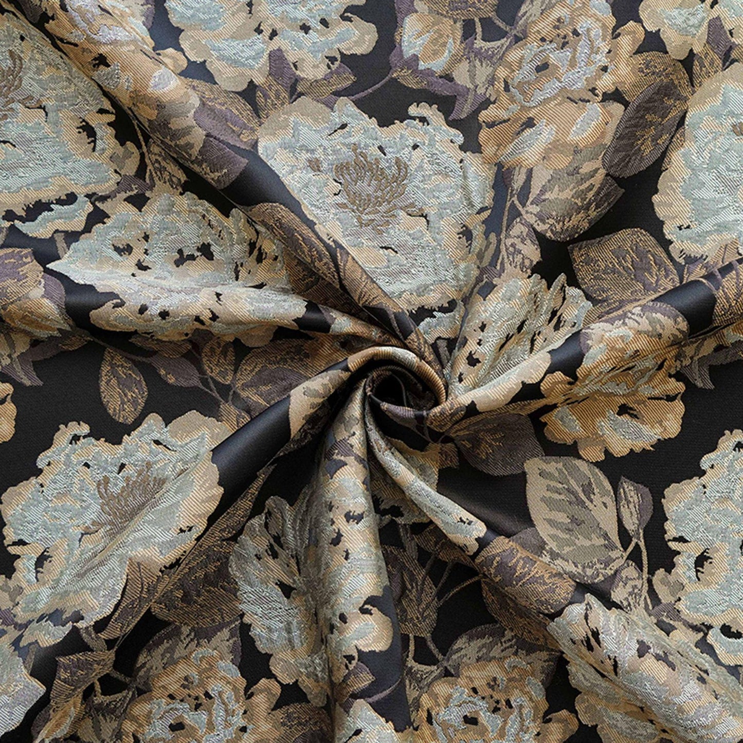 Abstract Floral Jacquard Fabric: 3D Texture Upholstery & Sewing - 60" Wide