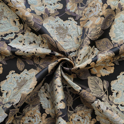 Abstract Floral Jacquard Fabric: 3D Texture Upholstery & Sewing - 60" Wide