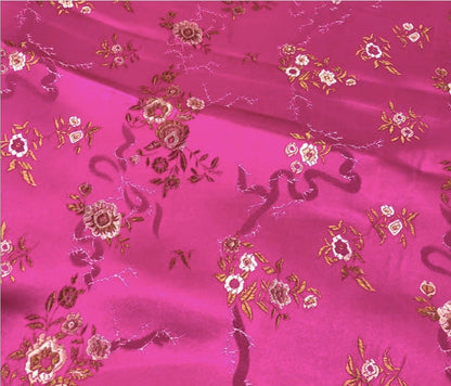 Peony Flower Brocade Fabric: 45" Wide Rayon Chinese Fabric