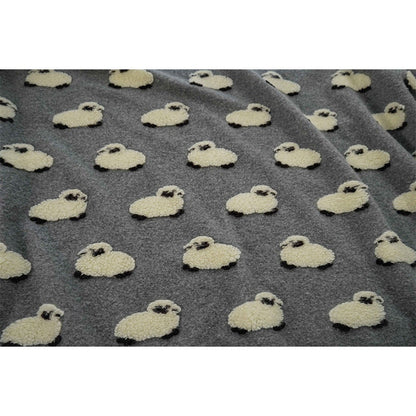 Grey Lamb Velvet Fabric: Plush Polyester Upholstery, 63" Wide - By The Yard