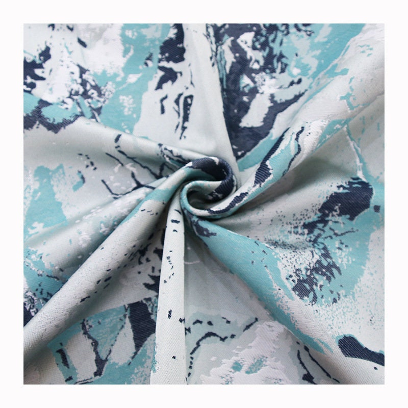 Modern Jacquard Fabric: Abstract Print Polyester, 1 Meter