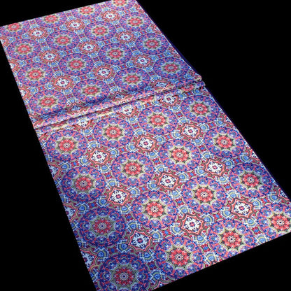Tissu brocart Thangka exotique : satin jacquard tibétain (75 cm x 145 cm)