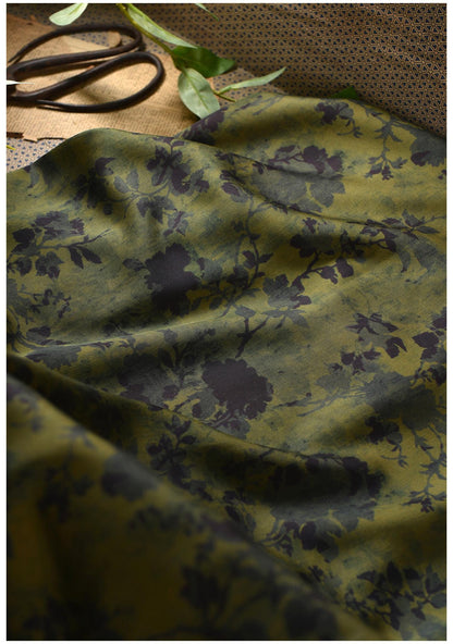 Imperial Green Cotton Sateen Fabric: 55" Wide, Drapery & Upholstery