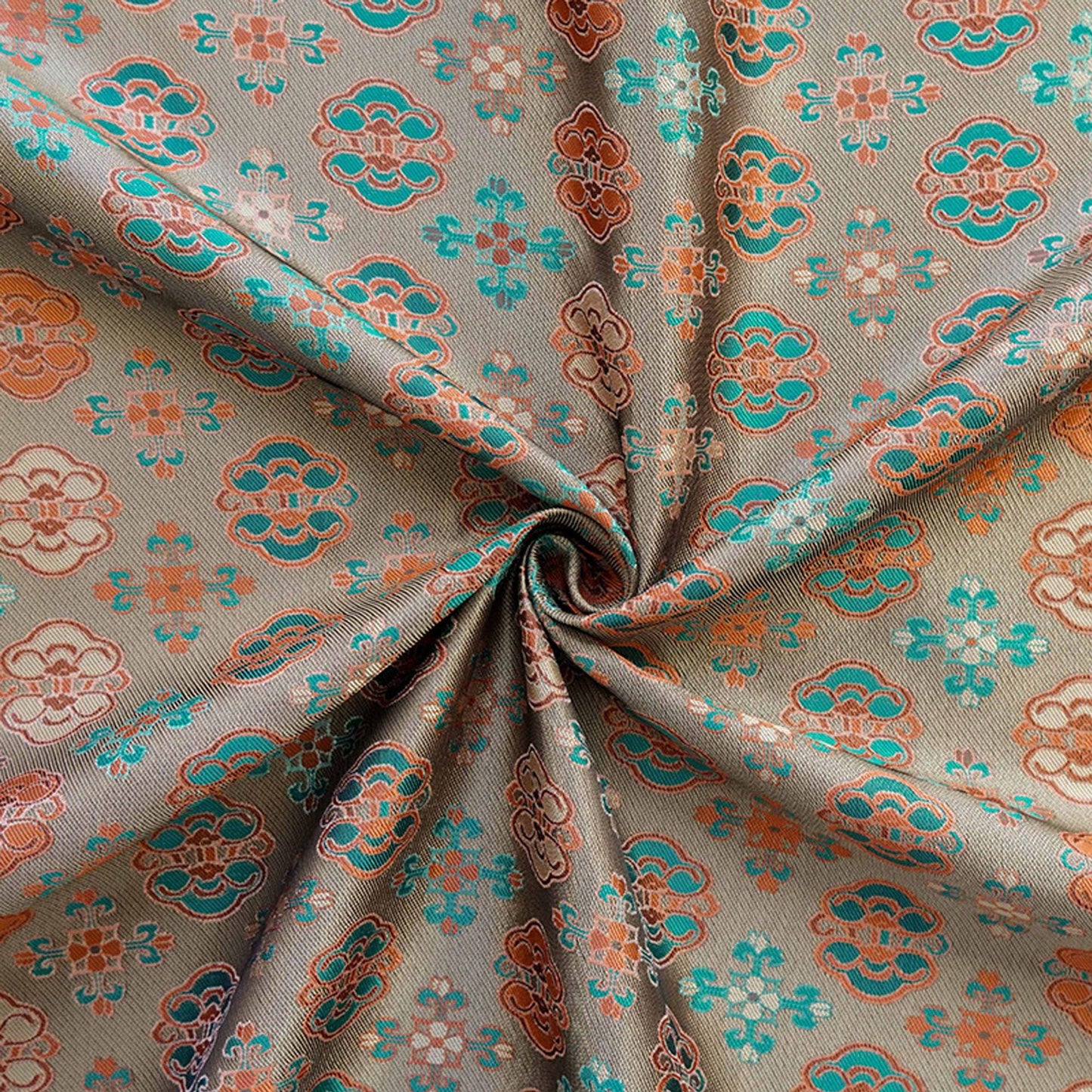 Sichuan Brocade Jacquard Fabric: Chinese Weaving for Cheongsam & Hanfu