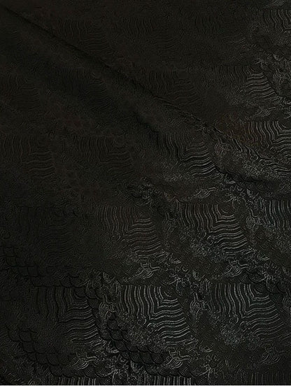 Silk Rayon Jacquard Brocade Fabric: Dressmaking & Upholstery (29.5"W)