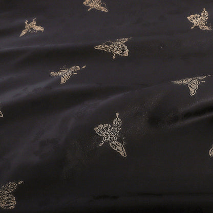 Tissu brocart papillon : tissage japonais Nishijin, fil d'or (59"L)