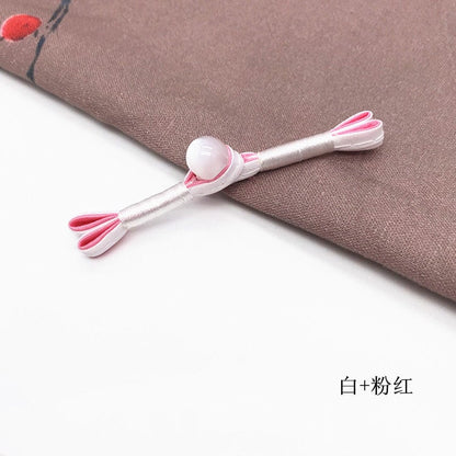 Handmade Satin Cheongsam Buttons: Retro Ethnic Style Closure Knots