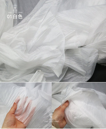 Shiny Rayon Fabric: Lightweight Pearlescent Material, 59" Wide