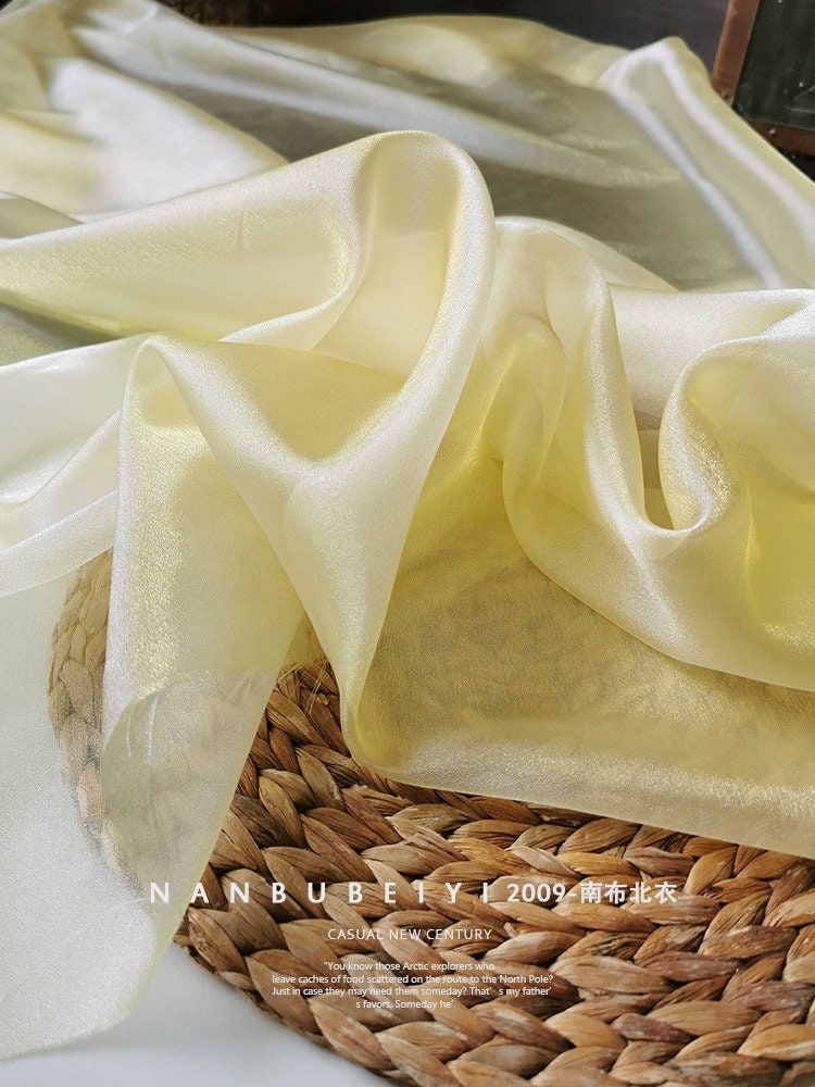 Tissu organza vert émeraude, tulle dégradé pour mariage, 150 cm de large