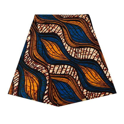 African Ankara Wax Print Fabric: Vibrant Colors, 6 Yards