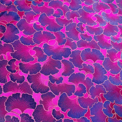 Ginkgo Biloba Brocade Fabric: Chinese Cheongsam Cushion Fabric (29.5"W)