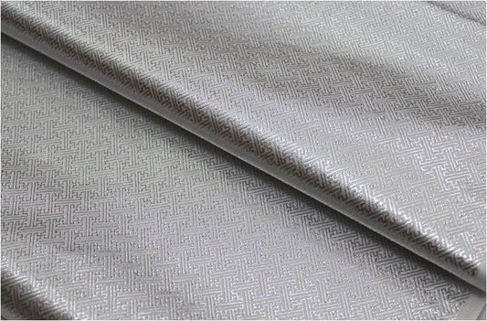 Tissu brocart or et argent : petits carrés, tissu pour costumes