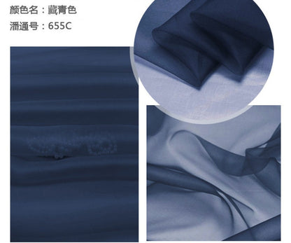 Pure Silk Organza Fabric: 6 Momme, Organic Apparel Sewing Material