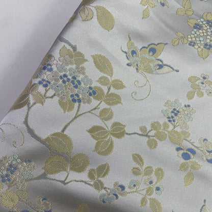 Butterfly Silk Brocade Fabric: 55"W Rayon Blend, Sewing & Upholstery