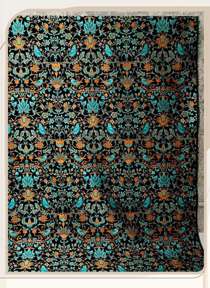 Luxury Velvet Chenille Jacquard Fabric ��� Autumn Winter Woven Upholstery Materi" Wide
