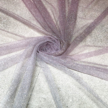 Glitter Galaxy Mesh Fabric, 5 Color Gradient, Wedding Veil, Costume Fabric, 59"W