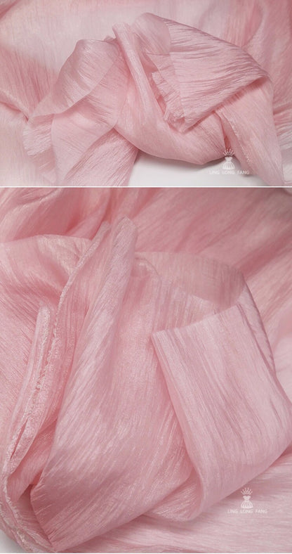 Shiny Rayon Fabric: Lightweight Pearlescent Material, 59" Wide