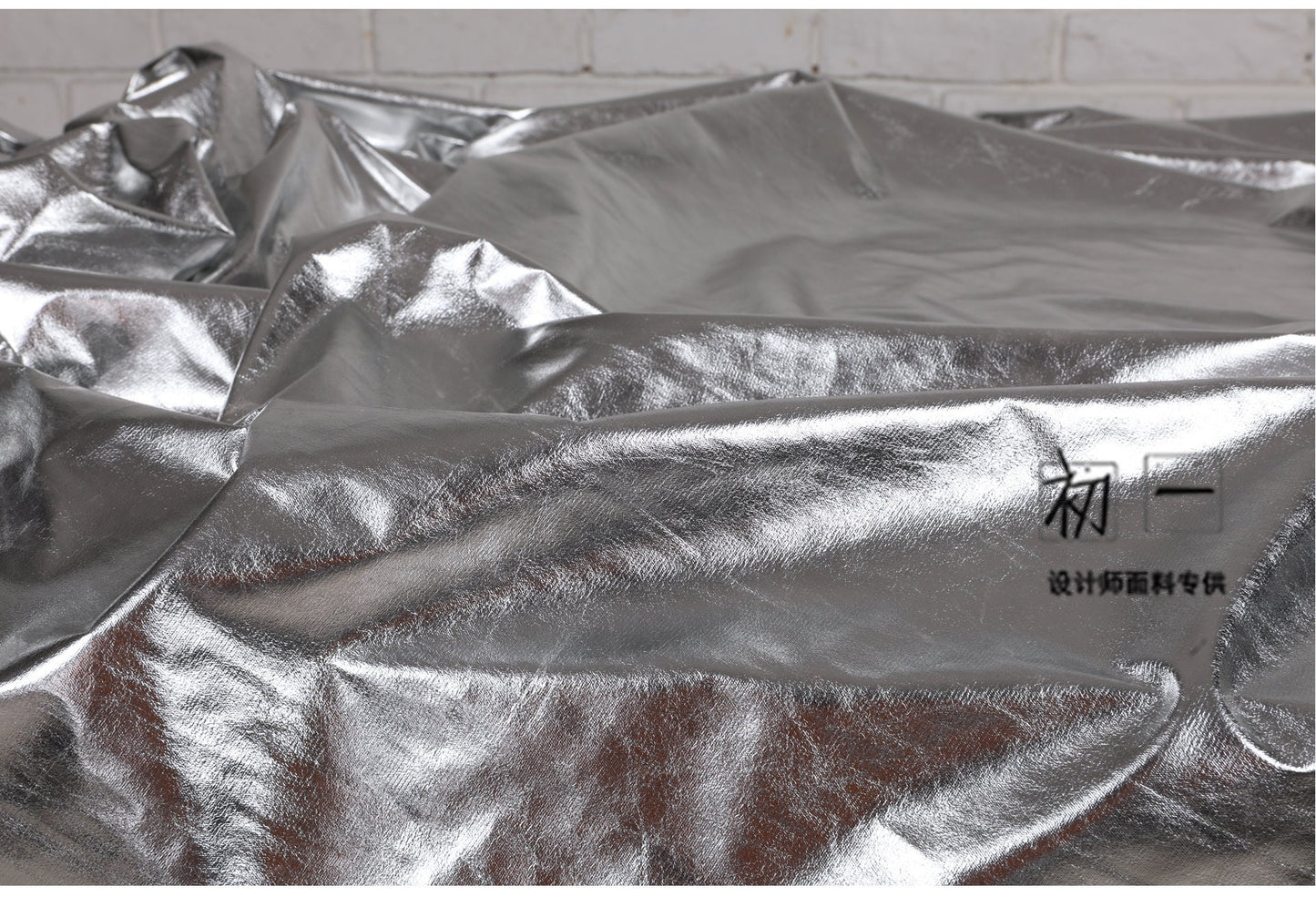 Mirror Coated Silver TPU Fabric: Metallic Designer Clothing Material