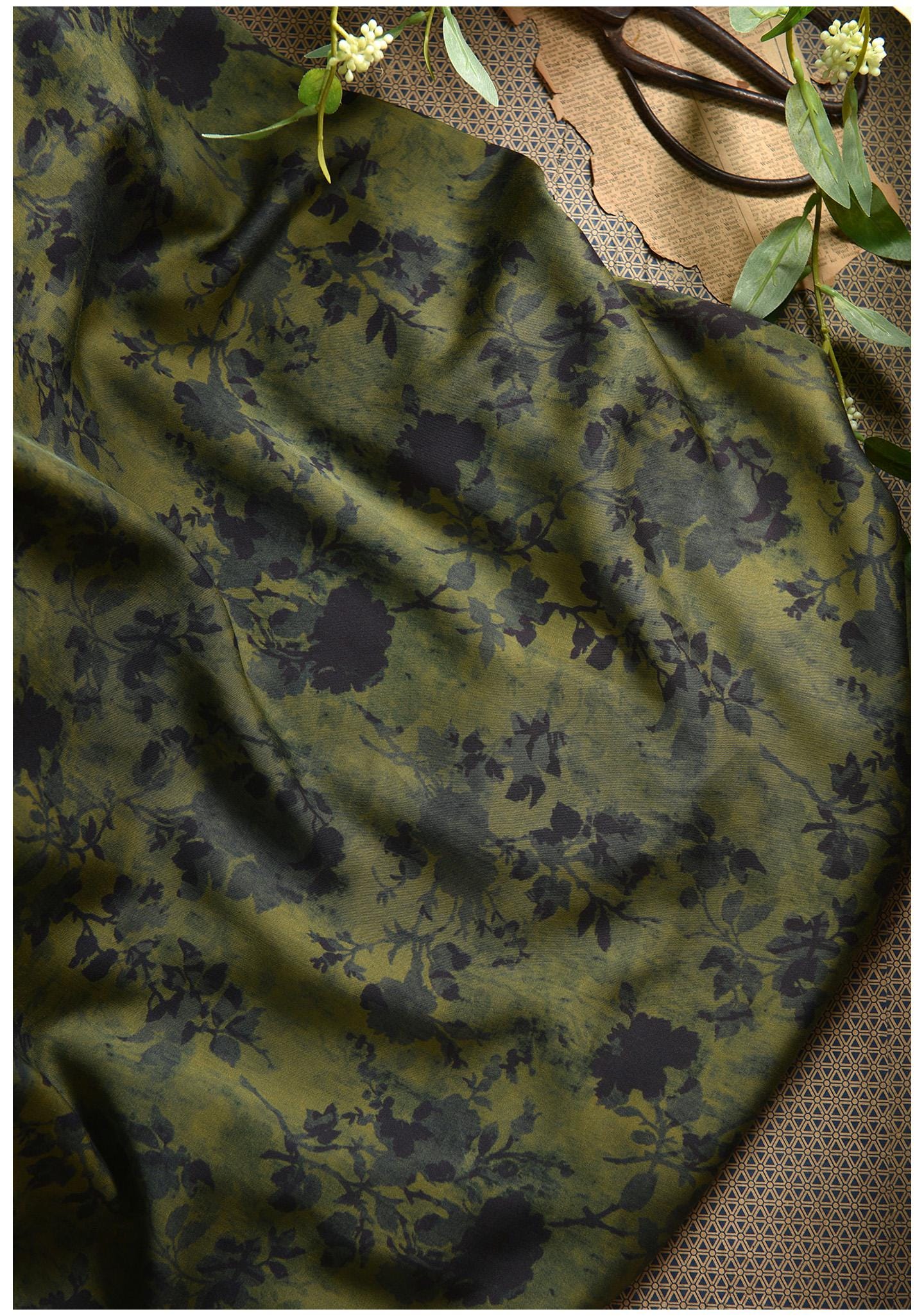 Imperial Green Cotton Sateen Fabric: 55" Wide, Drapery & Upholstery