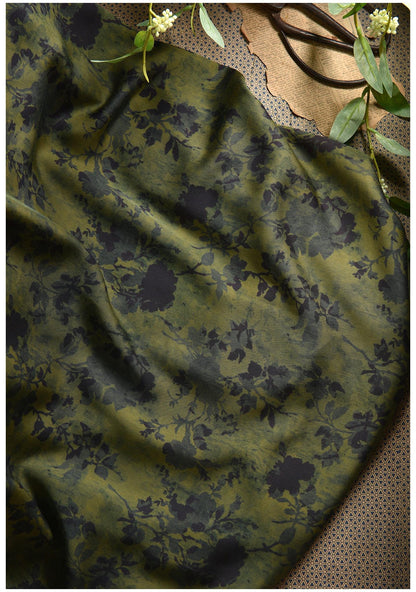 Imperial Green Cotton Sateen Fabric: 55" Wide, Drapery & Upholstery