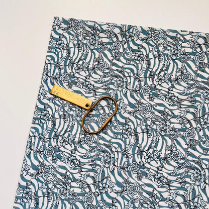 Hand Printed Cotton Sewing Fabric: Indian Quilting & Apparel