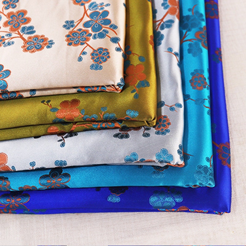 Floral Rayon Jacquard Brocade Fabric - 29.5" Wide