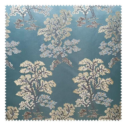 Zamioculcas Jacquard Brocade Fabric ��� Money Tree Pattern Upholstery & Clothing Material, sell by the met"Wide