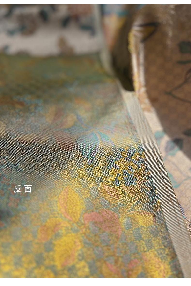 Butterfly Brocade Fabric: 59"W Rayon Cheongsam Material